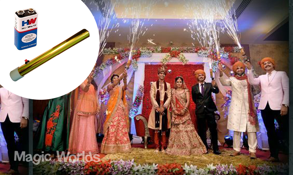 Wedding Handhold Cold Pyro