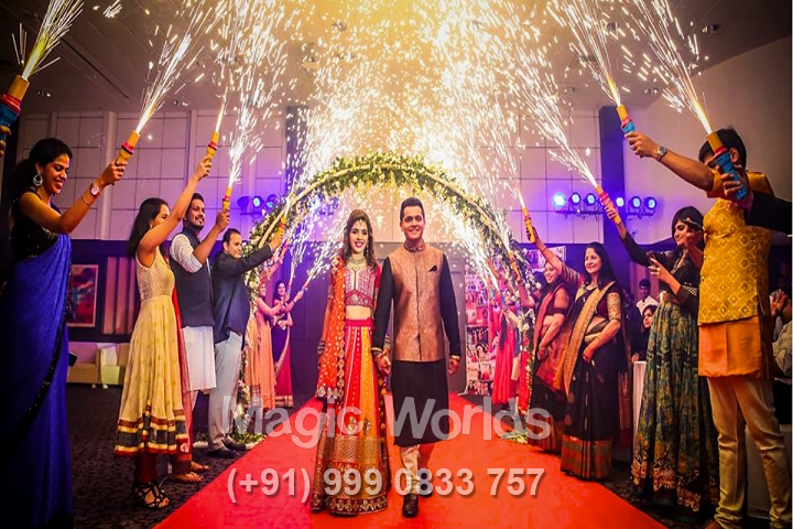 dulha and dulhan entry