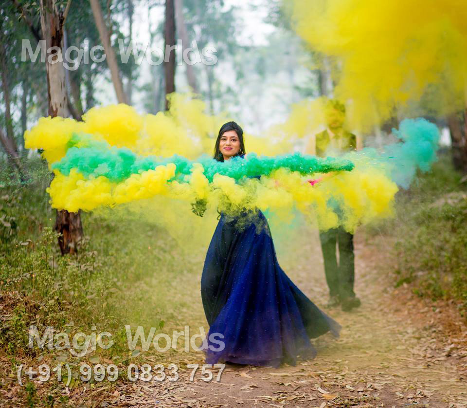 Rainbow Smoke Fog Color